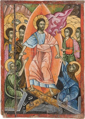 Picture IKONE MIT DER HÖLLENFAHRT CHRISTI UND DER BEFREIUNG DER VORVÄTER AUS DEM HADES