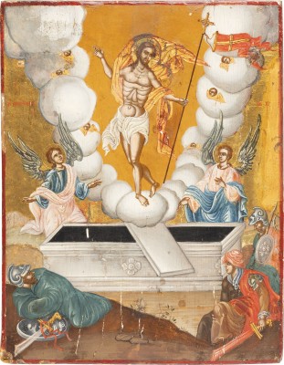 Picture FEINE IKONE MIT DER AUFERSTEHUNG CHRISTI