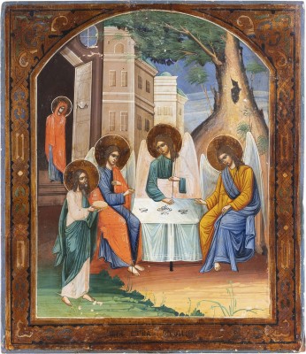 Picture IKONE MIT DER ALTTESTAMENTLICHEN DREIFALTIGKEIT