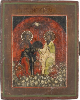 Picture KLEINE IKONE MIT DER NEUTESTAMENTLICHEN DREIFALTIGKEIT