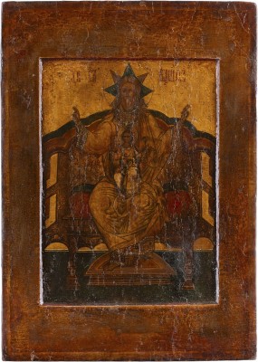 Picture SELTENE UND GROSSE IKONE 'PATERNITAS' (VATERSCHAFT)