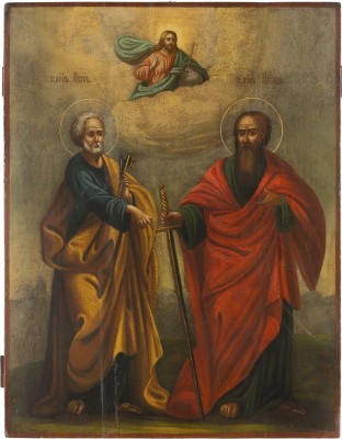 Picture GROSSFORMATIGE IKONE MIT DEN APOSTELN PETRUS UND PAULUS