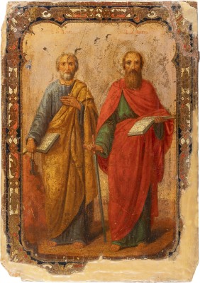 Picture GROSSFORMATIGE IKONE MIT DEN APOSTELN PETRUS UND PAULUS