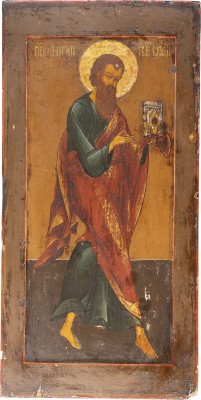 Picture GROSSFORMATIGE IKONE MIT DEM EVANGELISTEN MATTHÄUS AUS EINER KIRCHEN-IKONOSTASE