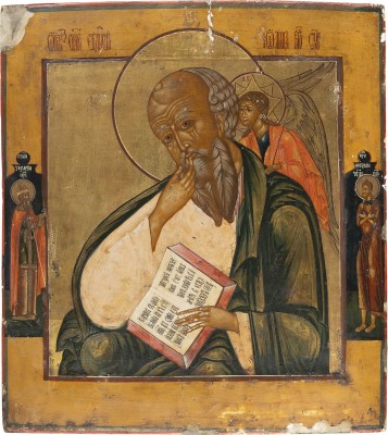 Picture GROSSFORMATIGE IKONE MIT JOHANNES, THEOLOGE IM SCHWEIGEN