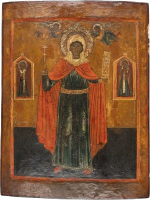 Picture MONUMENTALE IKONE MIT DER HEILIGEN PARASKEWA AUS EINER KIRCHEN-IKONOSTASE