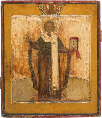 Bild IKONE MIT DEM HEILIGEN JOHANNES CHRYSOSTOMUS