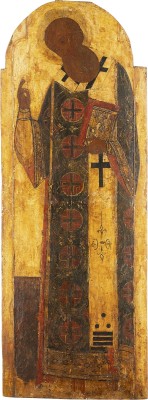 Picture MONUMENTALE IKONE MIT DEM HEILIGEN GREGOR DEM THEOLOGEN AUS EINER KIRCHEN-IKONOSTASE