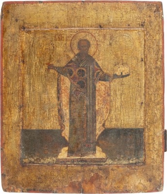 Picture FEINE IKONE MIT DEM HEILIGEN NIKOLAUS VON MOSCHAJSK