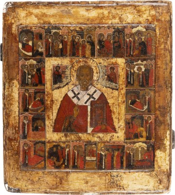 Bild VITA-IKONE DES HEILIGEN NIKOLAUS VON MYRA