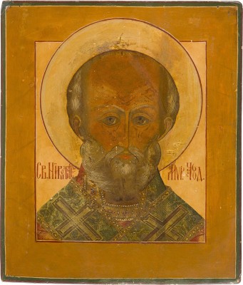 Bild IKONE MIT DEM HEILIGEN NIKOLAUS VON MYRA