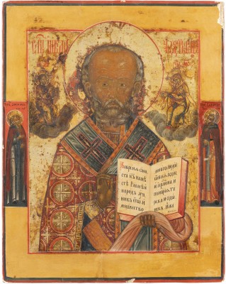 Bild IKONE MIT DEM HEILIGEN NIKOLAUS VON MYRA
