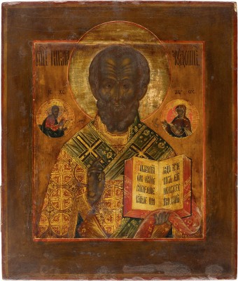 Bild IKONE MIT DEM HEILIGEN NIKOLAUS VON MYRA