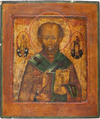 Bild IKONE MIT DEM HEILIGEN NIKOLAUS VON MYRA
