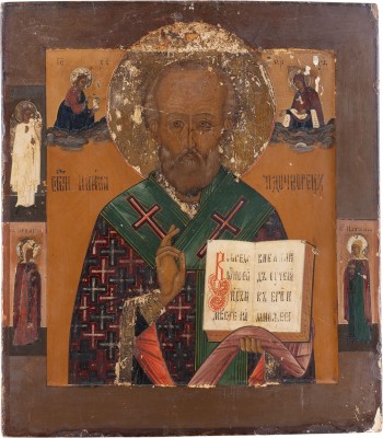 Bild IKONE MIT DEM HEILIGEN NIKOLAUS VON MYRA