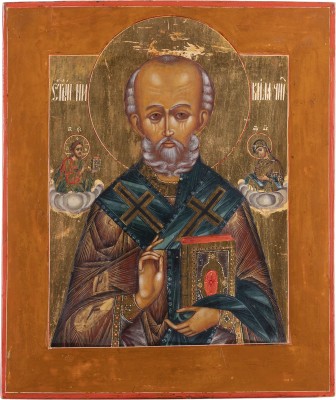 Picture FEINE IKONE MIT DEM HEILIGEN NIKOLAUS VON MYRA