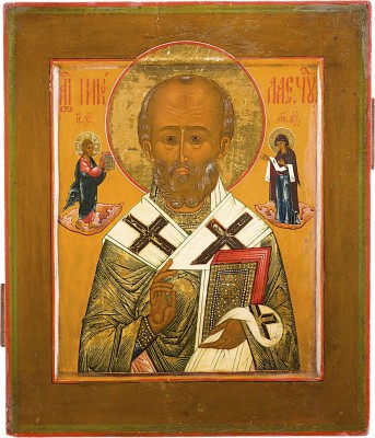 Picture IKONE MIT DEM HEILIGEN NIKOLAUS VON MYRA