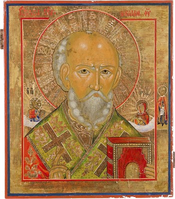 Bild IKONE MIT DEM HEILIGEN NIKOLAUS VON MYRA
