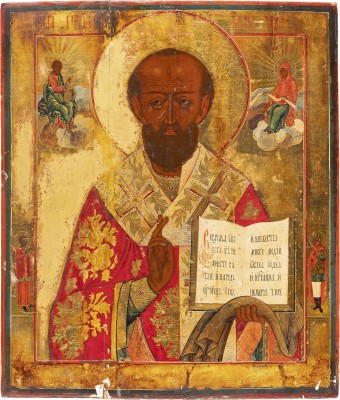 Bild IKONE MIT DEM HEILIGEN NIKOLAUS VON MYRA