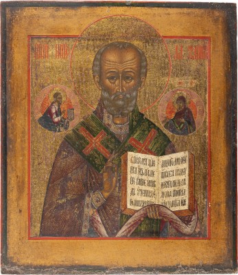 Bild IKONE MIT DEM HEILIGEN NIKOLAUS VON MYRA