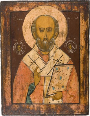 Bild IKONE MIT DEM HEILIGEN NIKOLAUS VON MYRA