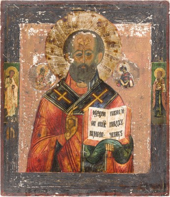 Bild IKONE MIT DEM HEILIGEN NIKOLAUS VON MYRA