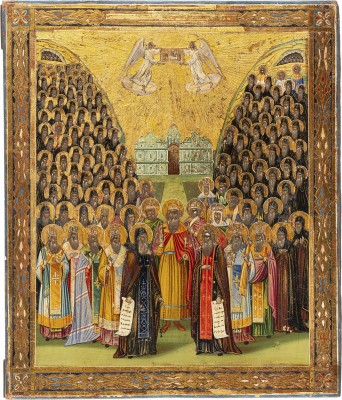 Picture IKONE MIT DER SYNAXIS ALLER KIEWER WUNDERTÄTER