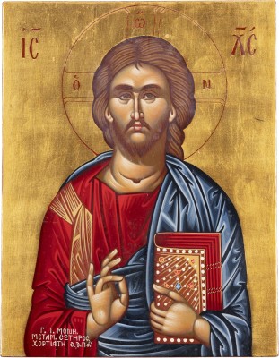 Bild IKONE MIT CHRISTUS PANTOKRATOR