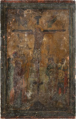 Picture GROSSFORMATIGE IKONE MIT DER KREUZIGUNG CHRISTI